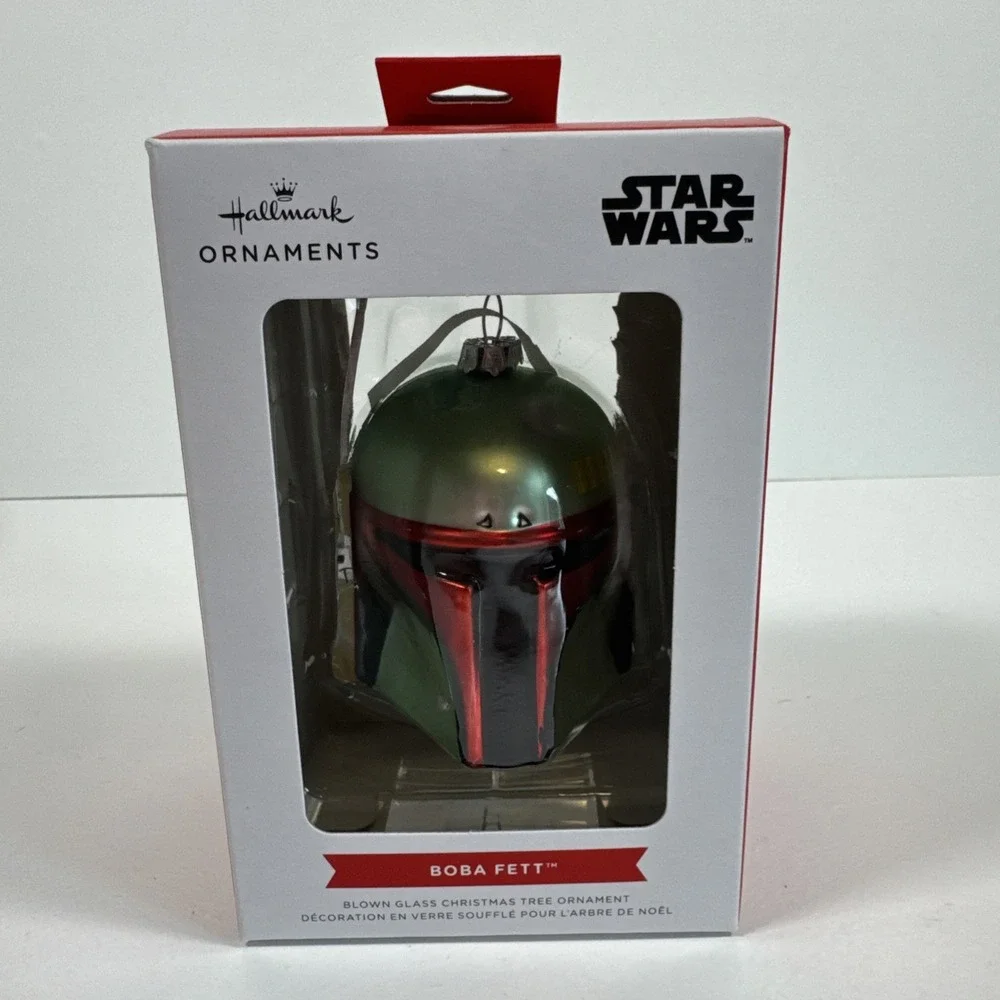 Hallmark Keepsake 2019 Star Wars Boba Fett Helmet Ornament Sound Magic